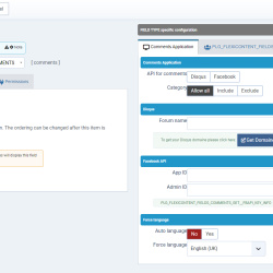 Flexicontent 4 feature : Comment field