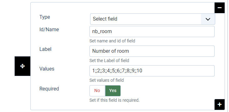 number of room