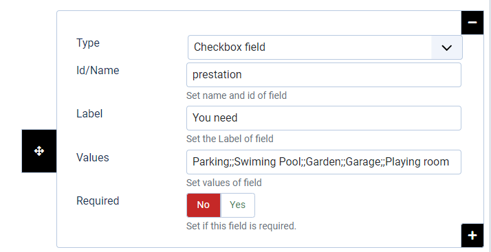 checkbox field